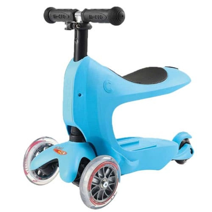 Ride On Toys Micro | Micro Mini2Go Deluxe Plus Scooter Blue - Toy Buzz