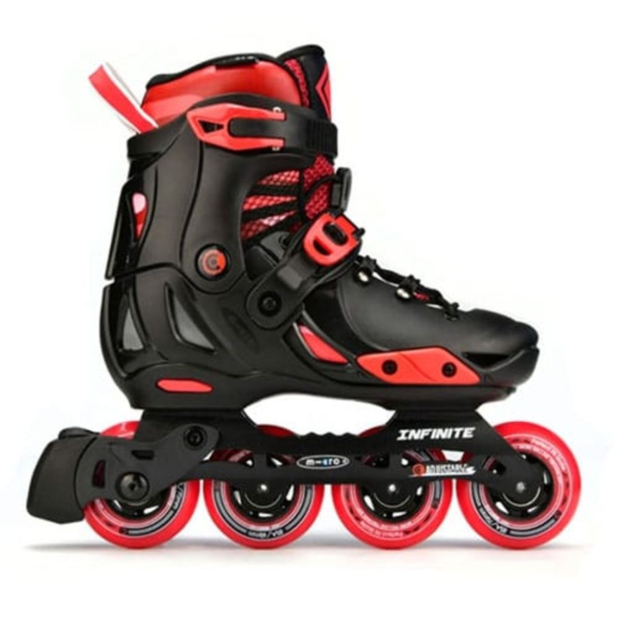 Ride On Toys Micro | Micro Infinite Skates Black Size 29-32 - Toy Buzz