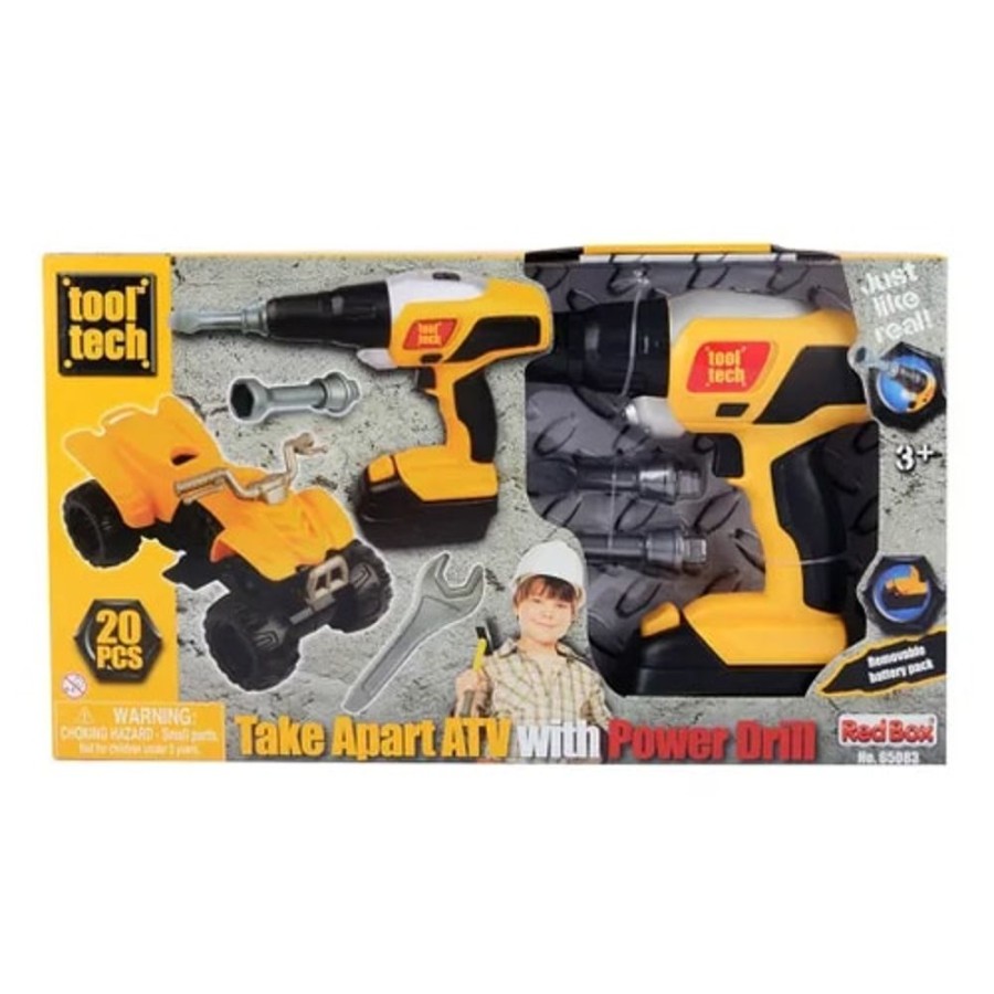 Toys & Games Misc | Tool Tech Take Apart Atv With Power Drill - Toy Buzz