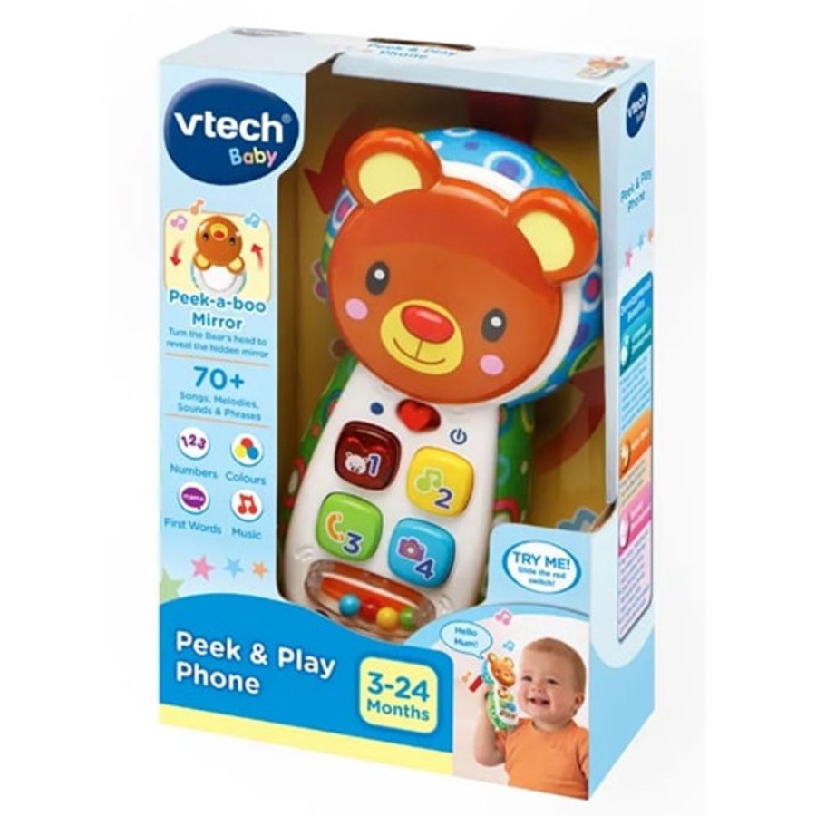 Infant And Baby Vtech | Vtech Peek And Play Phone - Toy Buzz