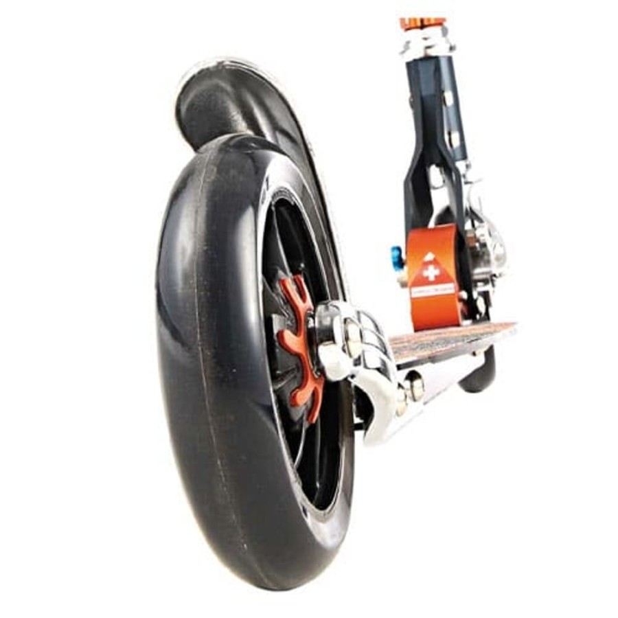 Ride On Toys Micro | Micro Speed Plus Scooter Black And Orange - Toy Buzz