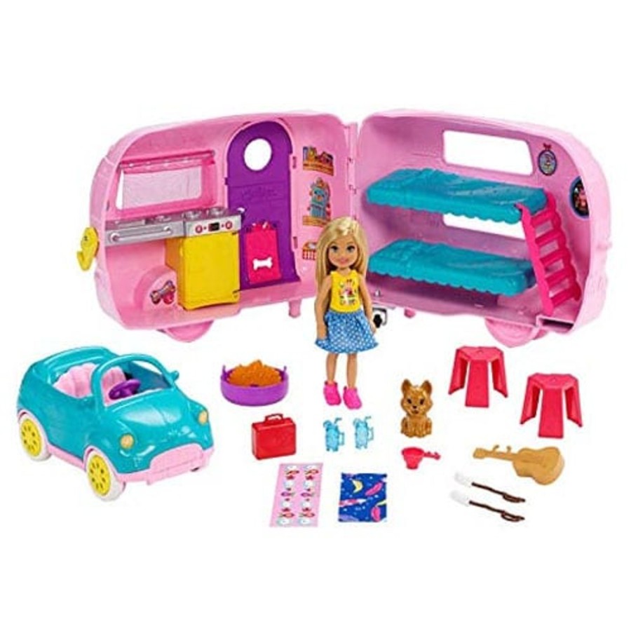 Toys & Games Barbie | Barbie Chelsea Camper Playset - Toy Buzz