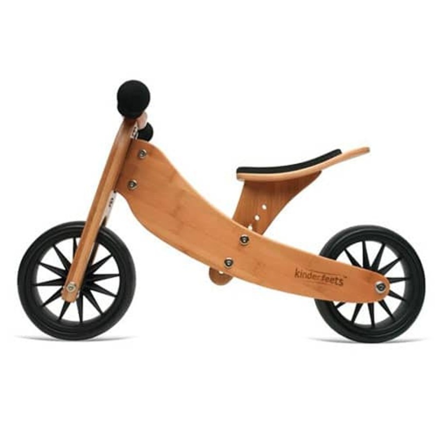 Ride On Toys Kinderfeets | Kinderfeets Tiny Tot 2 In 1 Trike Bamboo - Toy Buzz