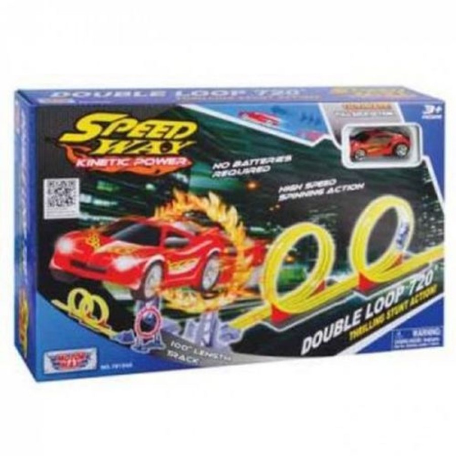 Toys & Games Misc | Speedway Double Loop 720 Playset - Toy Buzz