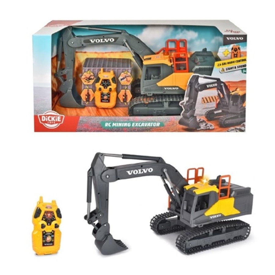 Toys & Games Misc | Dickie Toys R/C Volvo Mining Excavator L/S 60Cm - Toy Buzz