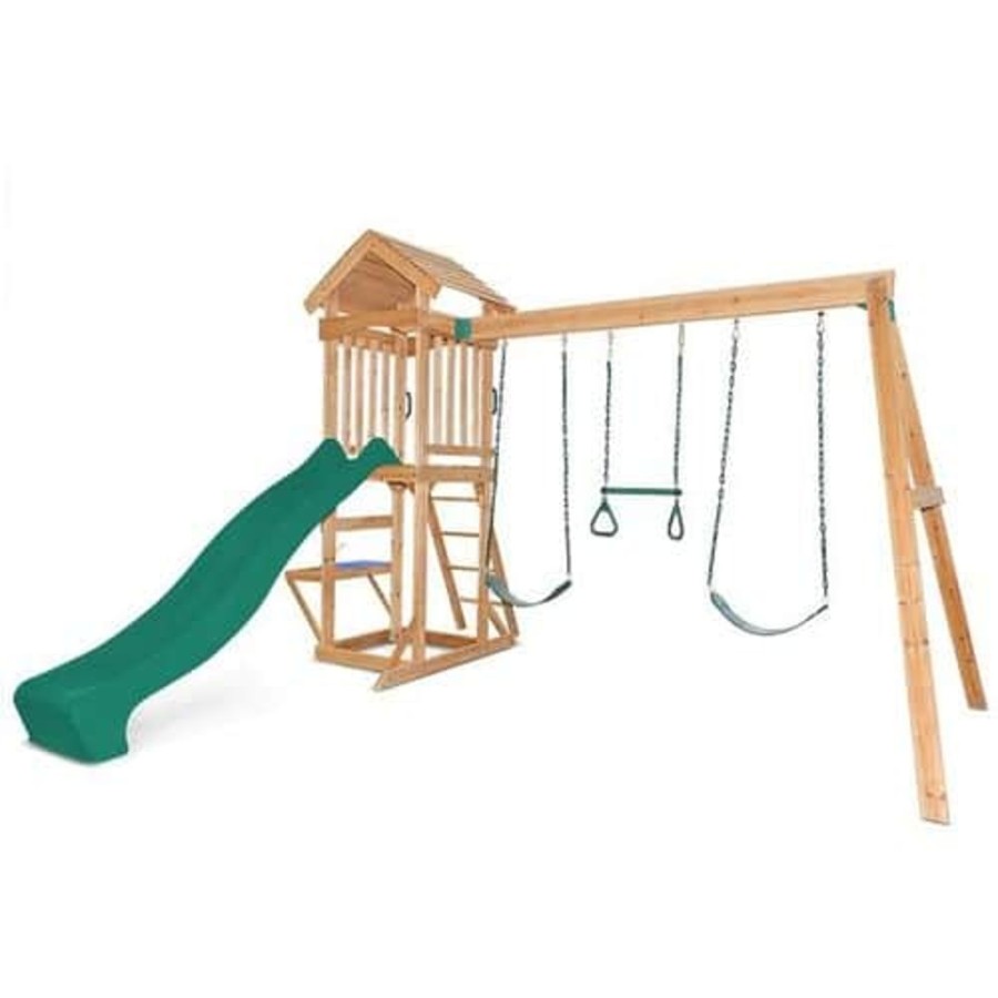 Outdoor Lifespan Kids | Lifespan Kids Albert Park Play Centre Green Slide - Toy Buzz