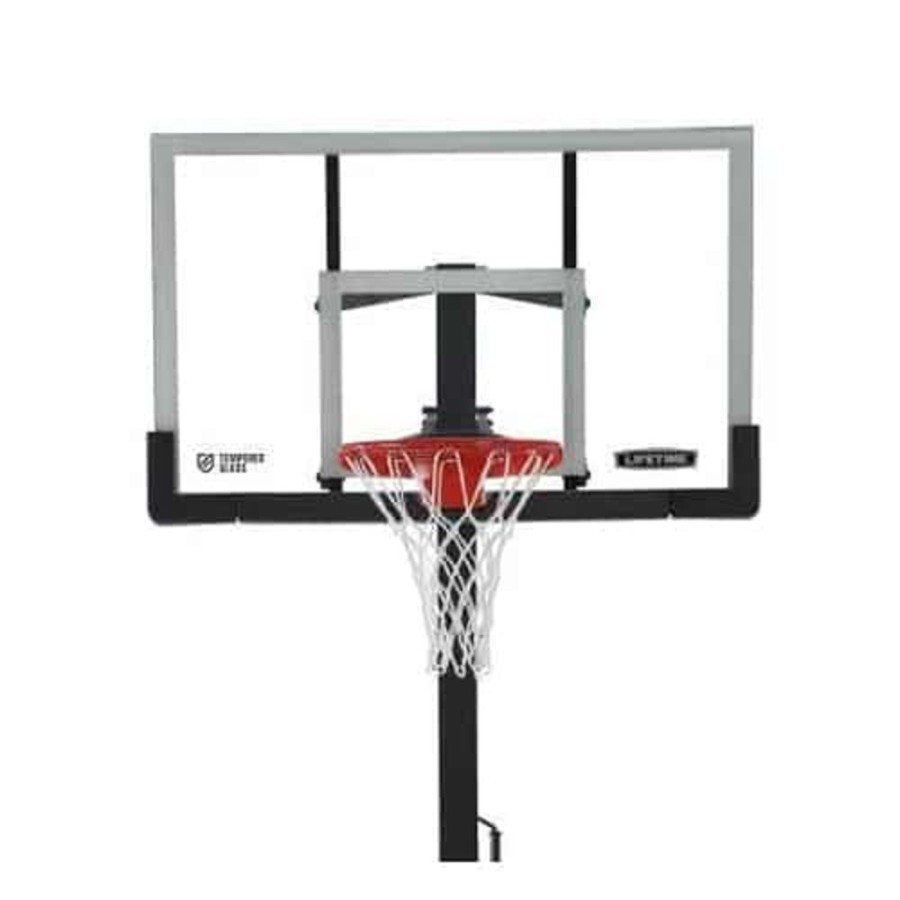 Outdoor Lifetime | Lifetime 54 Inch Crank In Ground Basketball Hoop System - Toy Buzz