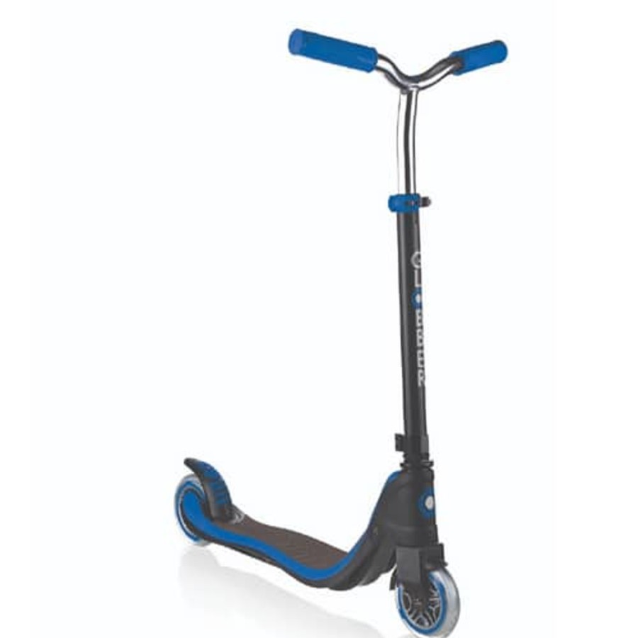 Ride On Toys Globber | Globber Flow 125 Scooter Black Navy Blue - Toy Buzz