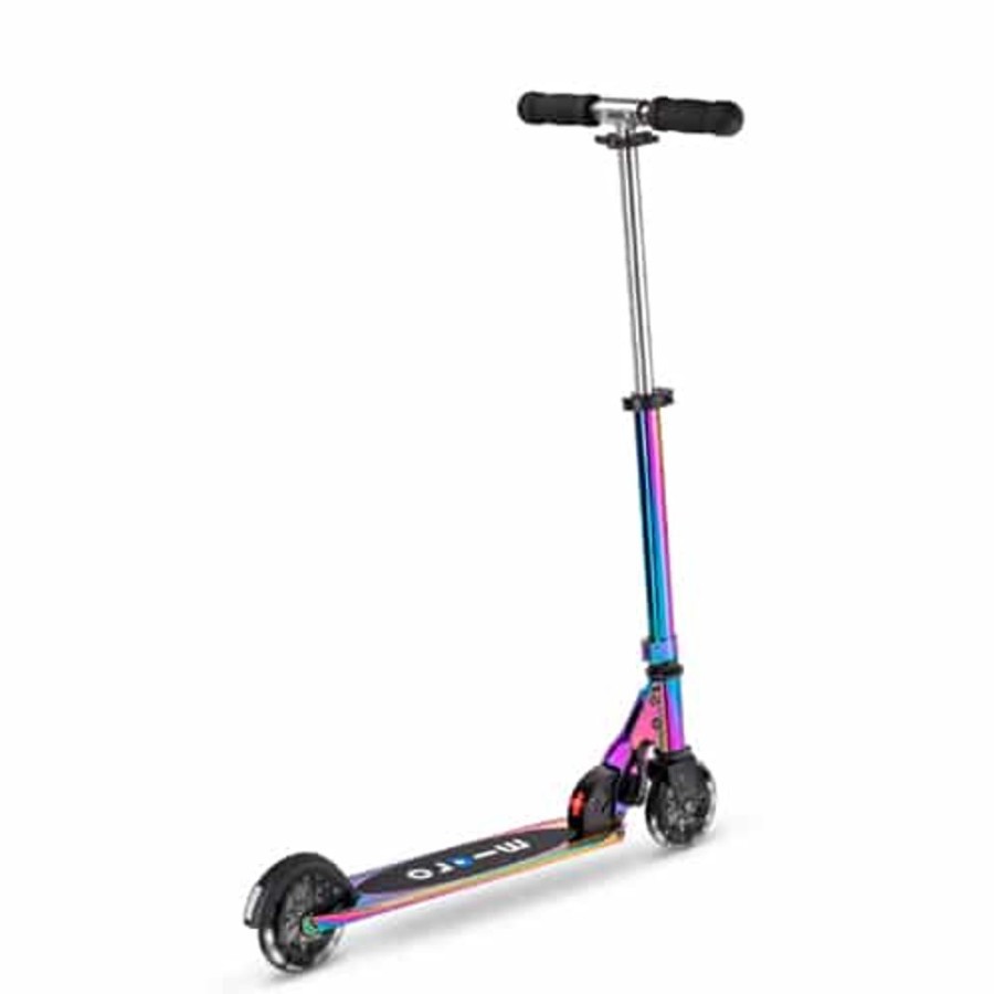 Ride On Toys Micro | Micro Sprite Light Up Neochrome Scooter - Toy Buzz