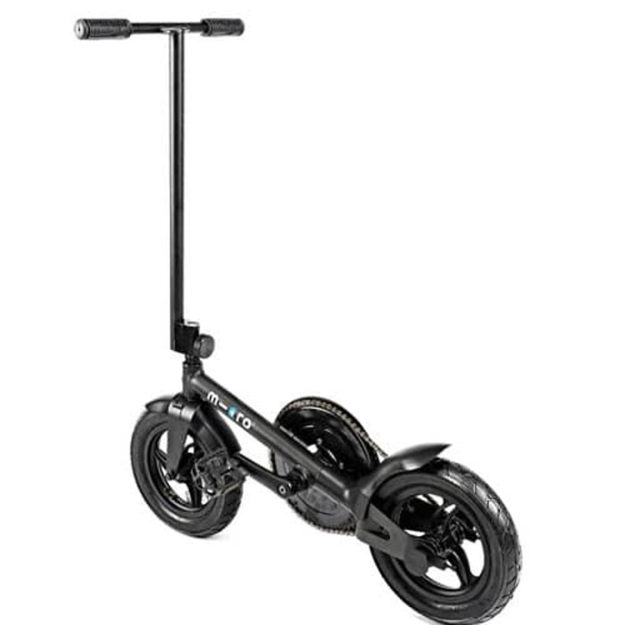 Ride On Toys Micro | Micro Pedalflow Black Scooter - Toy Buzz