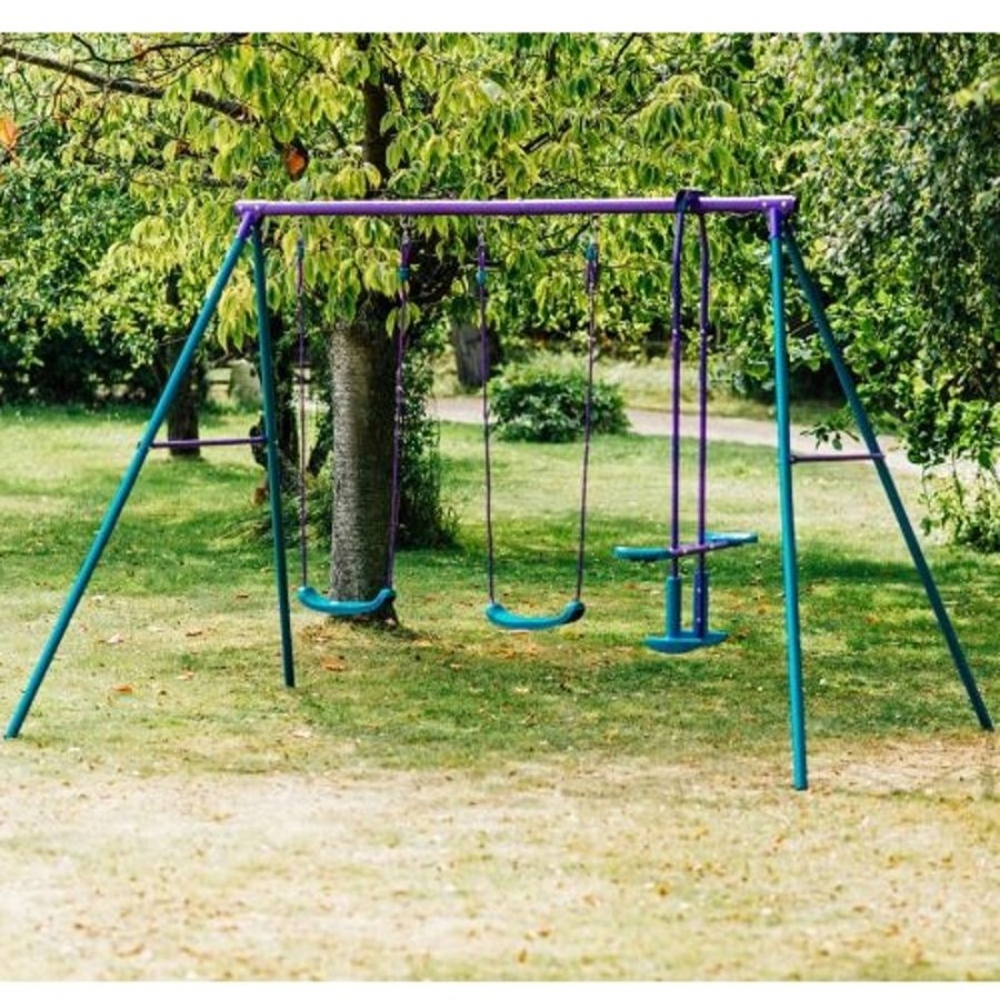 Outdoor Plum Play | Plum Jupiter Metal Swings Set - Toy Buzz