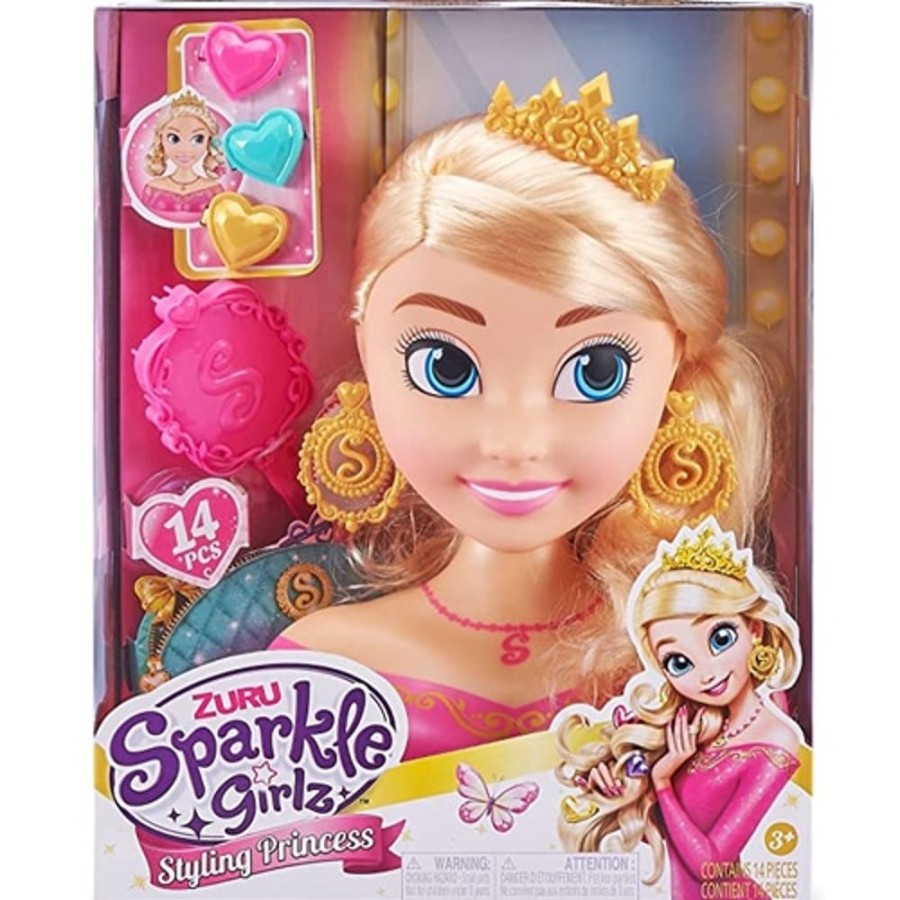 Toys & Games Zuru | Sparkle Girlz Styling Head With Accessories - Toy Buzz