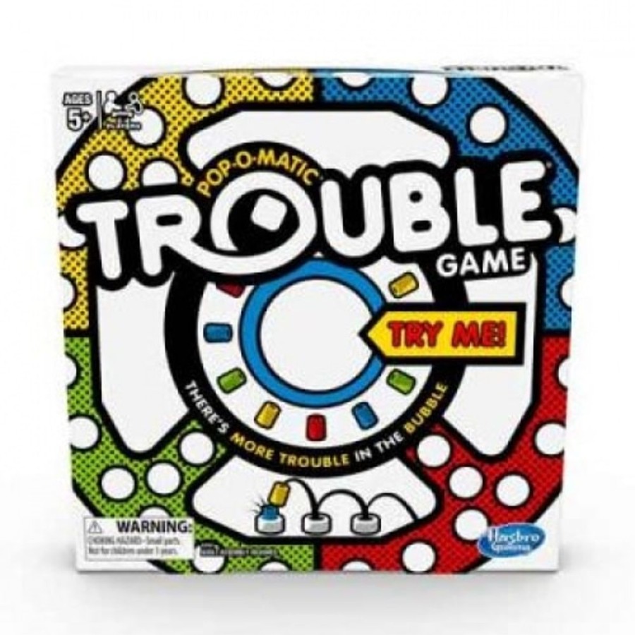 Toys & Games Hasbro Gaming | Trouble Pop O Matic Board Game - Toy Buzz