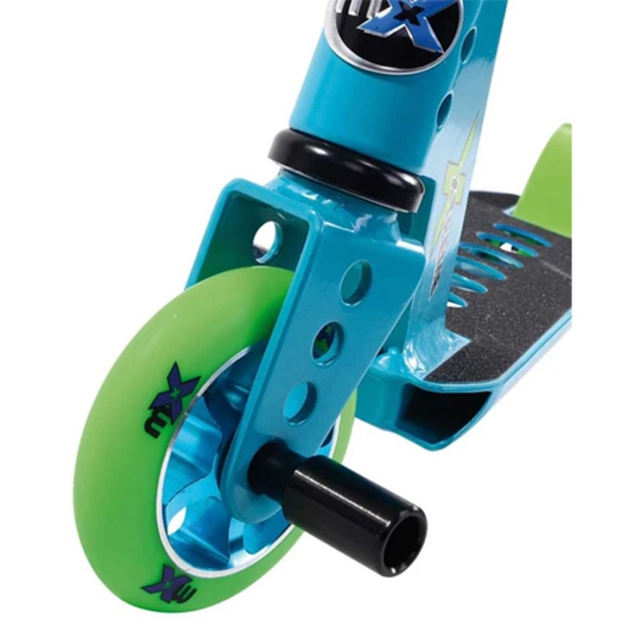 Ride On Toys Micro | Micro Mx Trixx Stunt Scooter Rainbow Blue - Toy Buzz