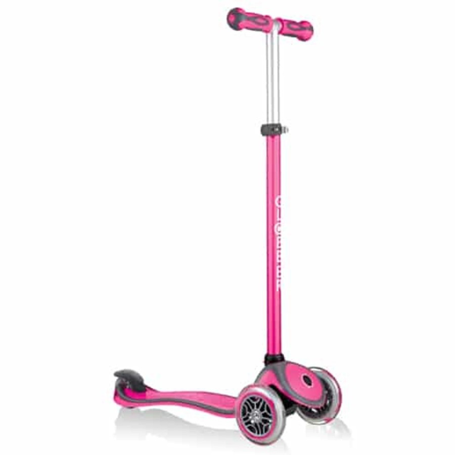 Ride On Toys Globber | Globber Go Up Comfort 5 In 1 Kids Scooter Deep Pink - Toy Buzz