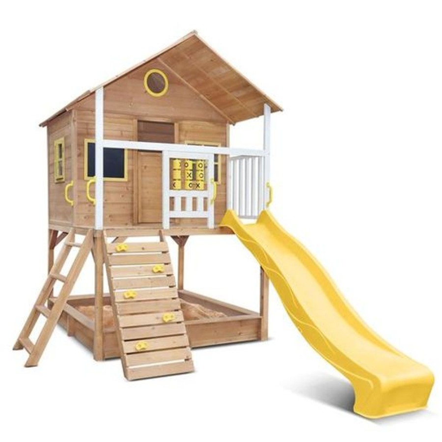 Outdoor Lifespan Kids | Lifespan Kids Warrigal Cubby House Yellow Slide - Toy Buzz