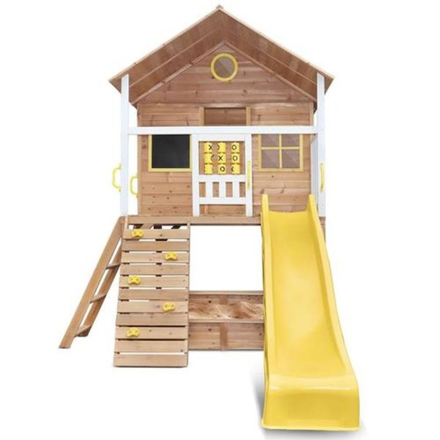 Outdoor Lifespan Kids | Lifespan Kids Warrigal Cubby House Yellow Slide - Toy Buzz