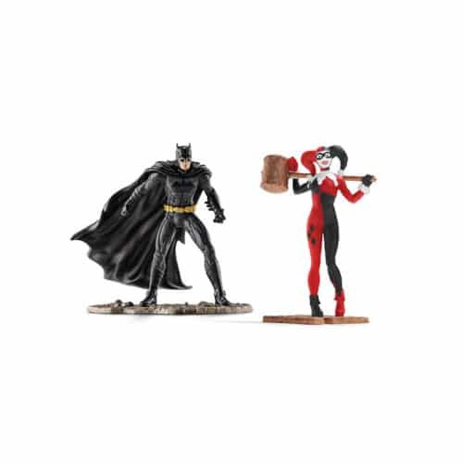 Toys & Games Schleich | Schleich Bateman Vs Harley Quinn - Toy Buzz