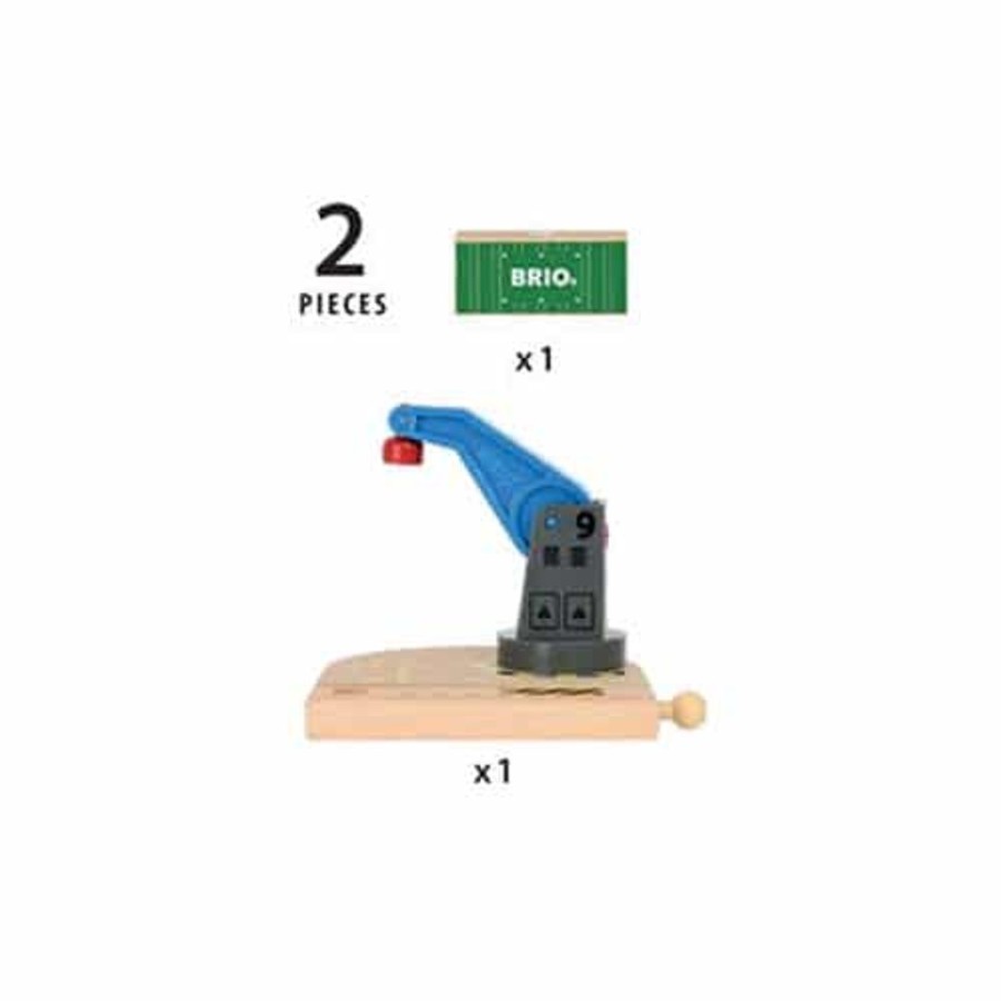 Toys & Games Brio | Brio Low Level Crane 2 Pieces - Toy Buzz