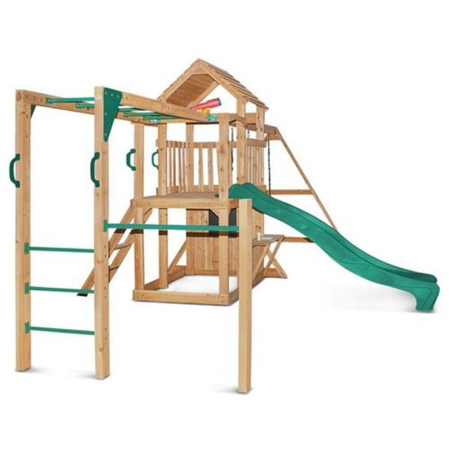 Outdoor Lifespan Kids | Lifespan Kids Coburg Lake Swing Play Centre Green Slide - Toy Buzz