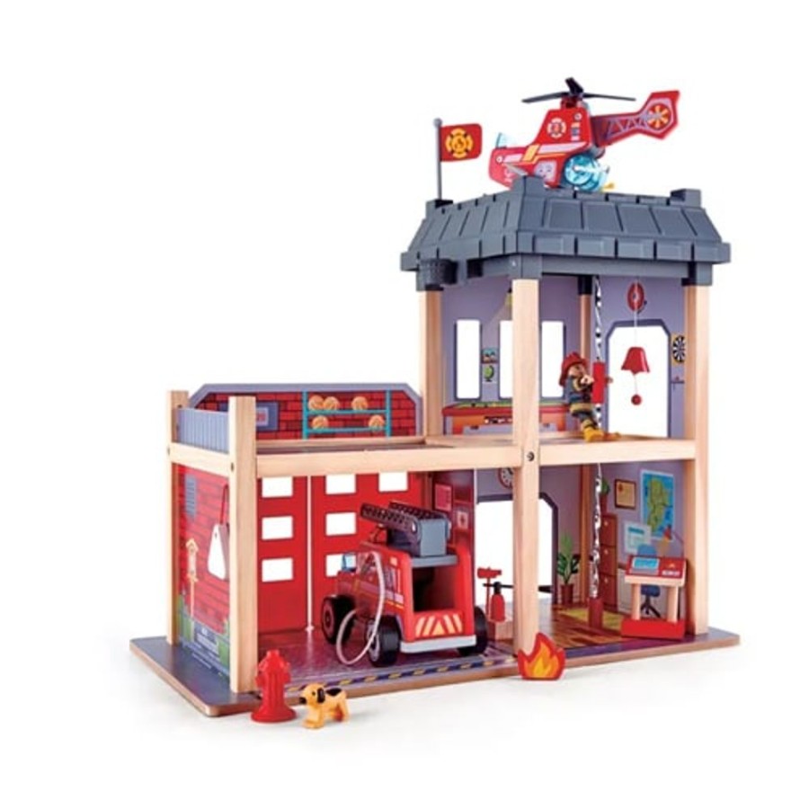 Toys & Games Hape | Hape Fire Station - Toy Buzz