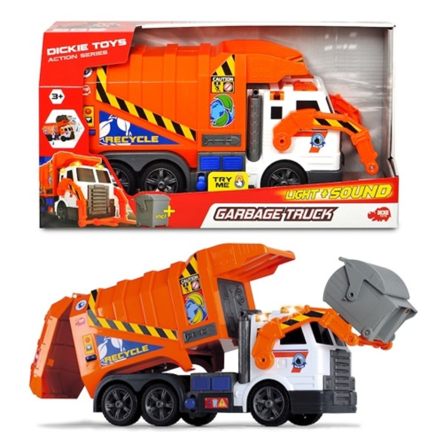 Toys & Games Misc | Dickies Garbage Truck Toy Freewheel Function - Toy Buzz