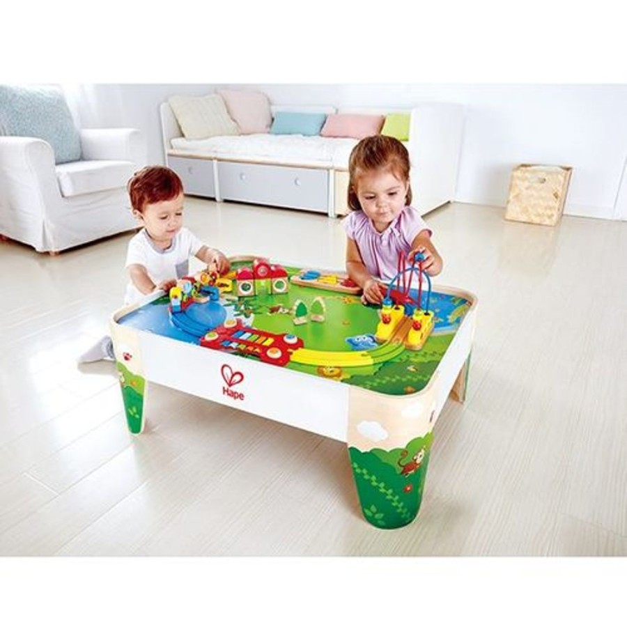 Educational & Science Hape | Hape Railway Play Table Wooden - Toy Buzz