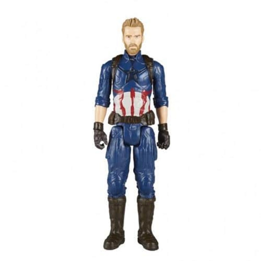 Toys & Games Hasbro Gaming | Marvel Avengers Titan Hero Infinity War 12" Captain America Action Figure - Toy Buzz